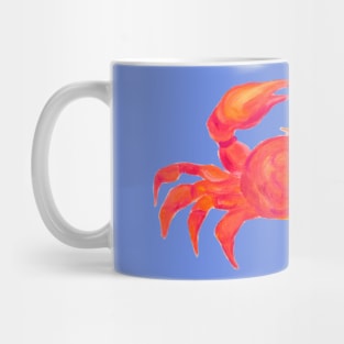 Red crab painting Mug